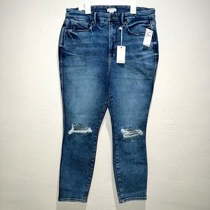 Good American Blue Ankle Jeans